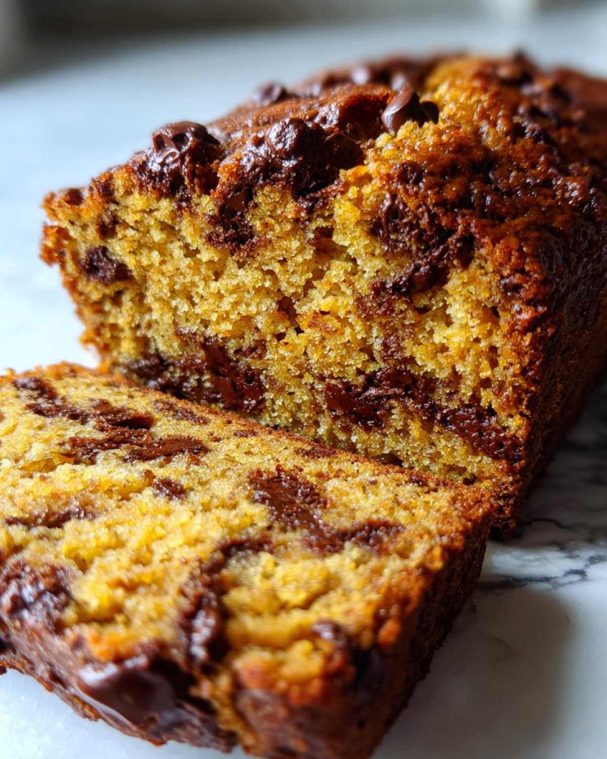 Pumpkin Chocolate Chip Bread - detail 2