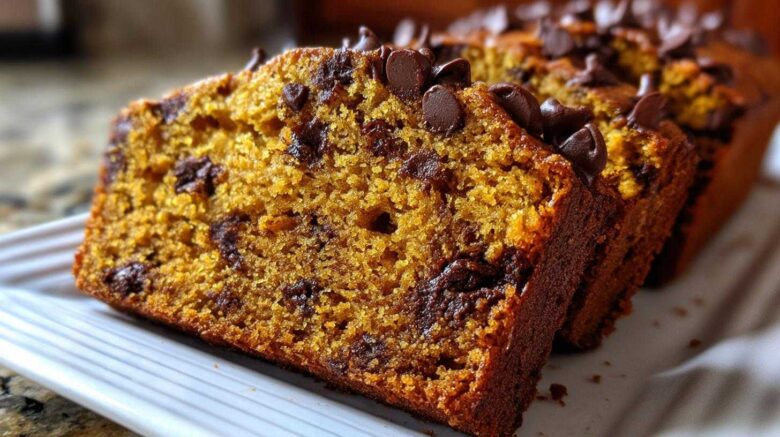 Pumpkin Chocolate Chip Bread