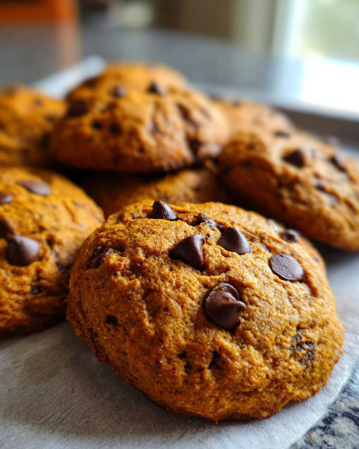 Pumpkin Chocolate Chip Cookies - detail 2