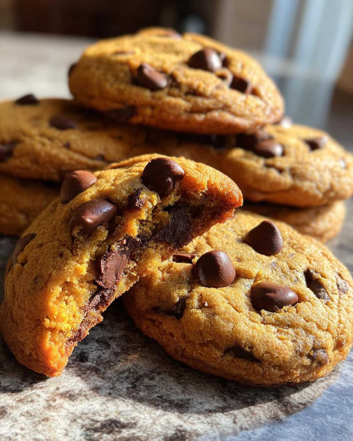 Pumpkin Chocolate Chip Cookies - detail 3