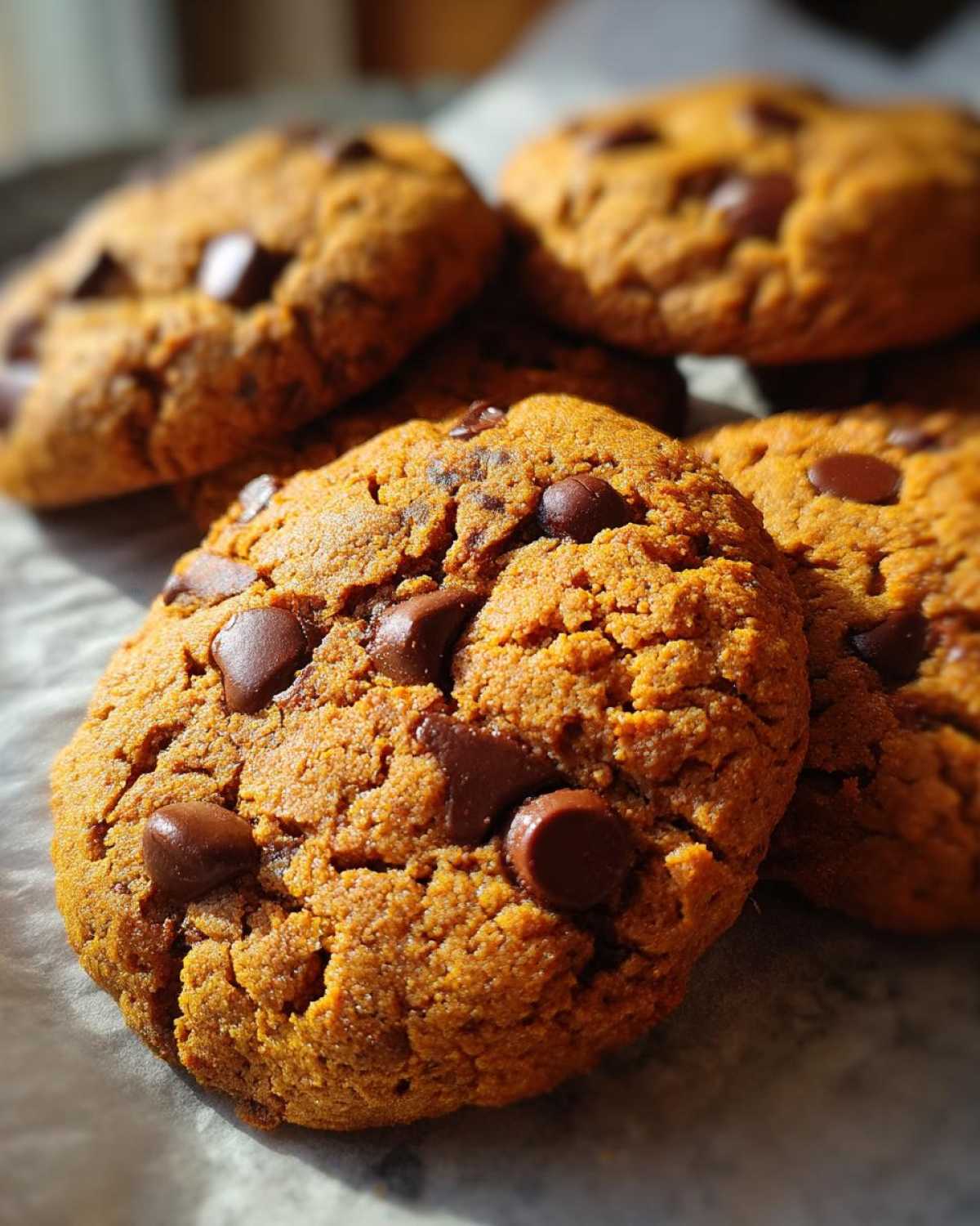 Pumpkin Chocolate Chip Cookies - detail 4