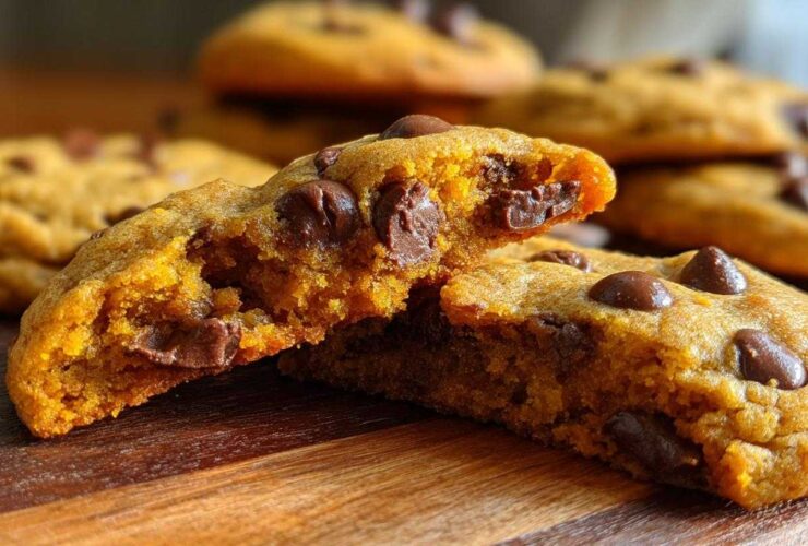 Pumpkin Chocolate Chip Cookies