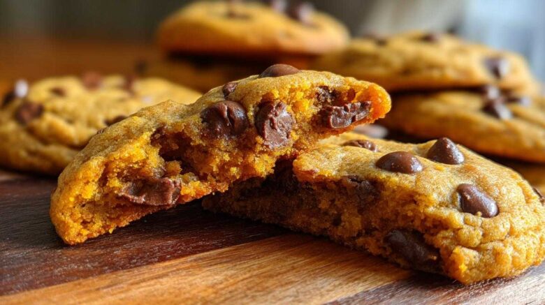 Pumpkin Chocolate Chip Cookies