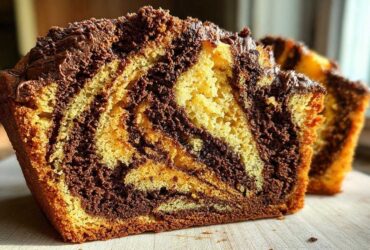 Pumpkin Chocolate Marble Cake