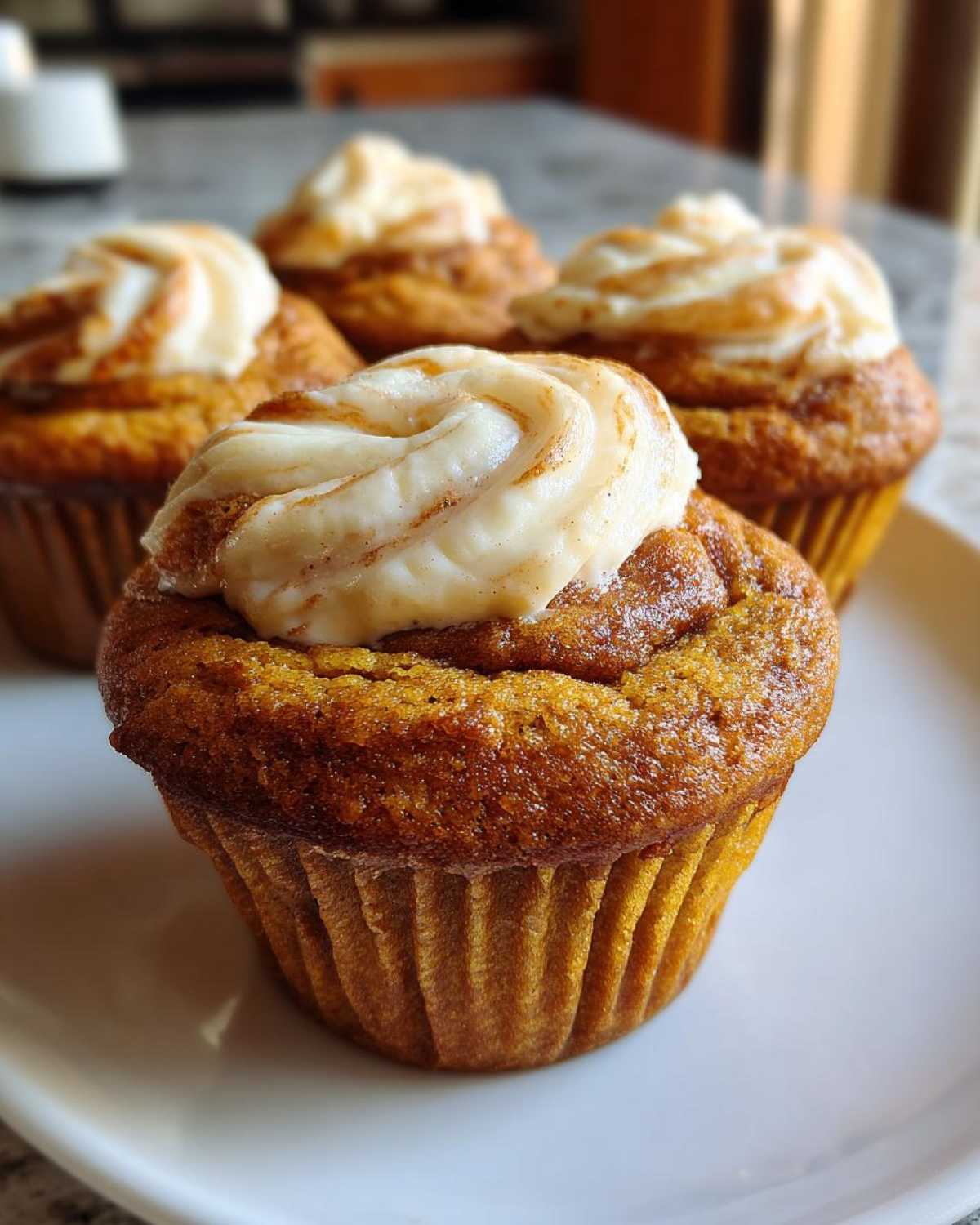 Pumpkin Cream Cheese Muffins - detail 2