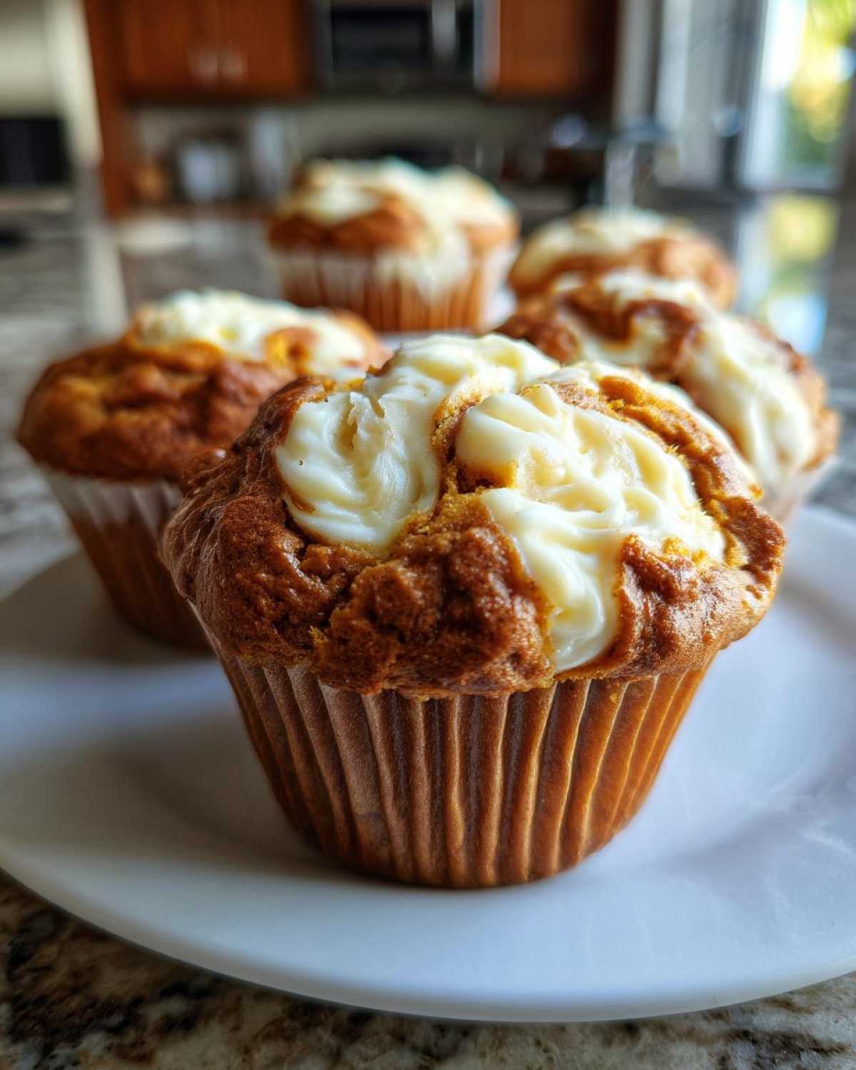 Pumpkin Cream Cheese Muffins - detail 3