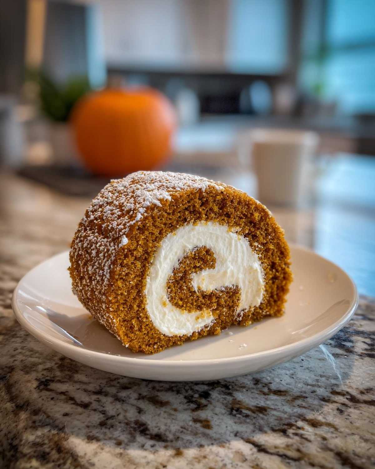 Pumpkin Roll Cake - detail 1