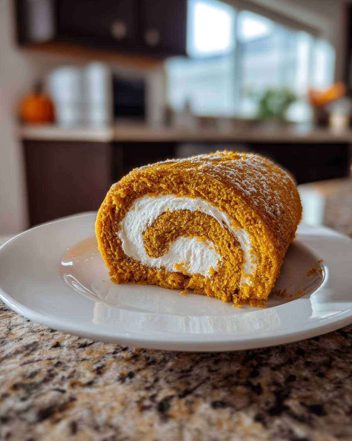 Pumpkin Roll Cake - detail 2