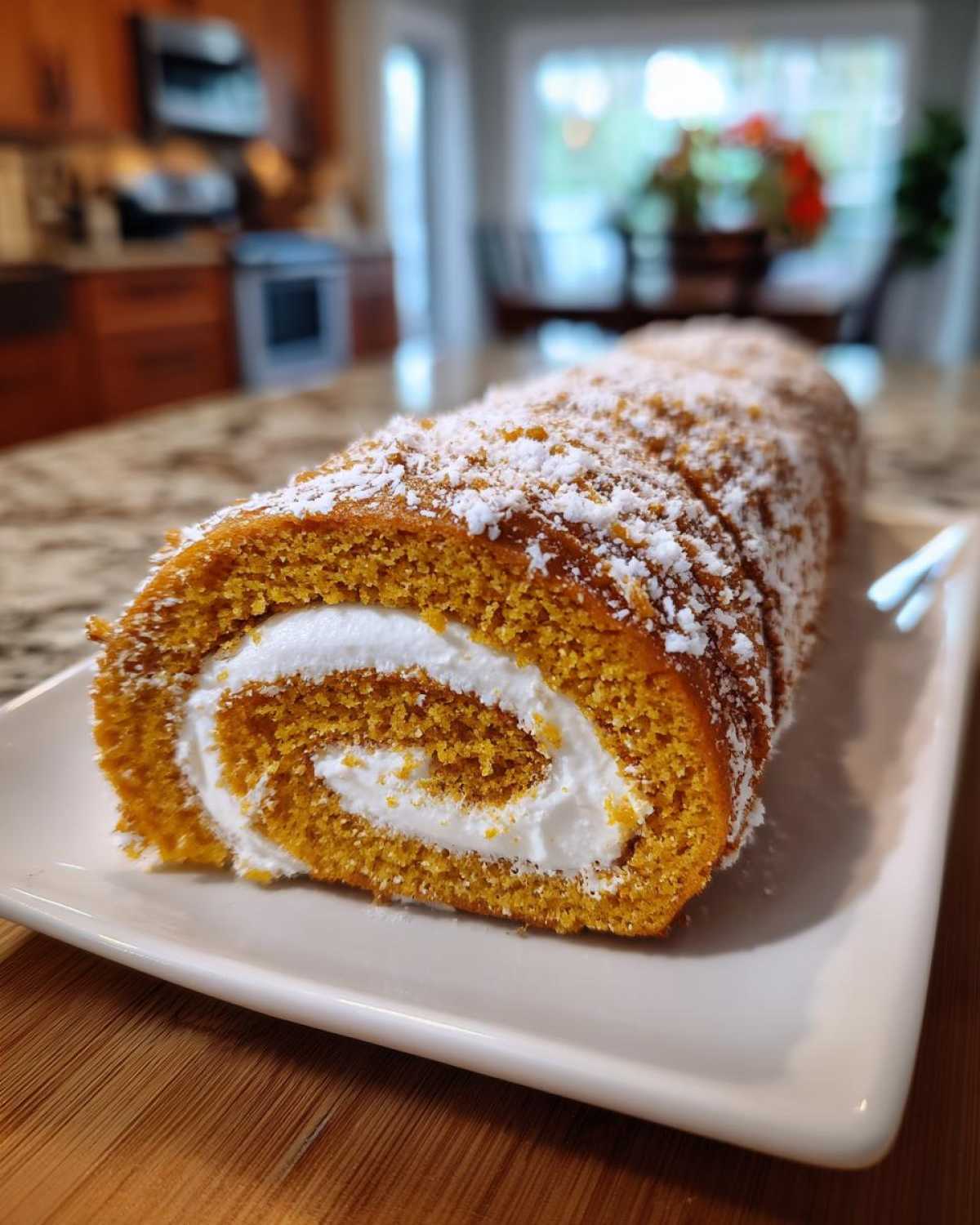 Pumpkin Roll Cake - detail 4