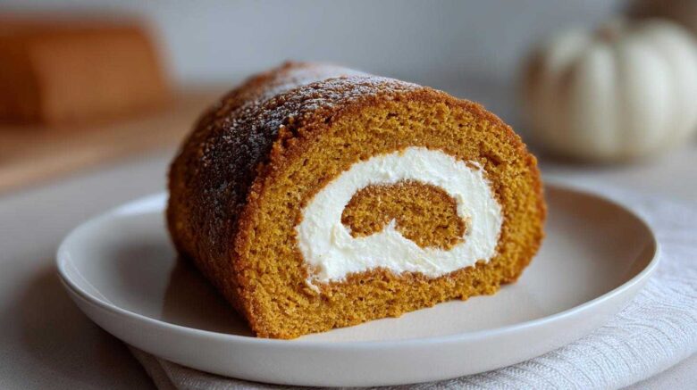 Pumpkin Roll Cake
