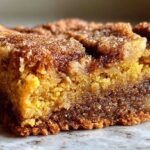 Pumpkin Snickerdoodle Bars