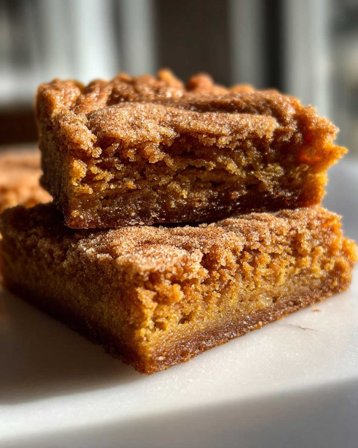 Pumpkin Snickerdoodle Bars - detail 4