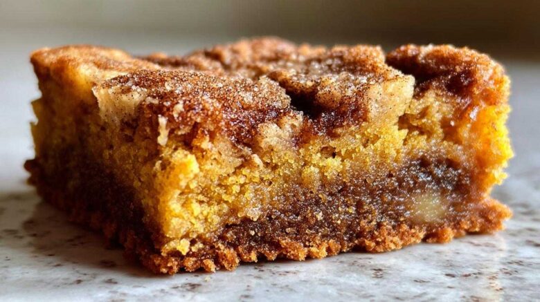 Pumpkin Snickerdoodle Bars