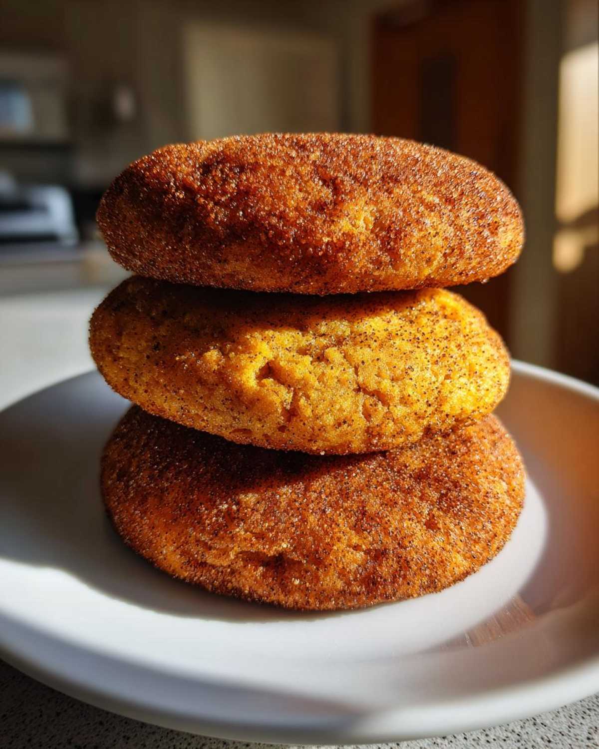 Pumpkin Snickerdoodle Cookies - detail 1