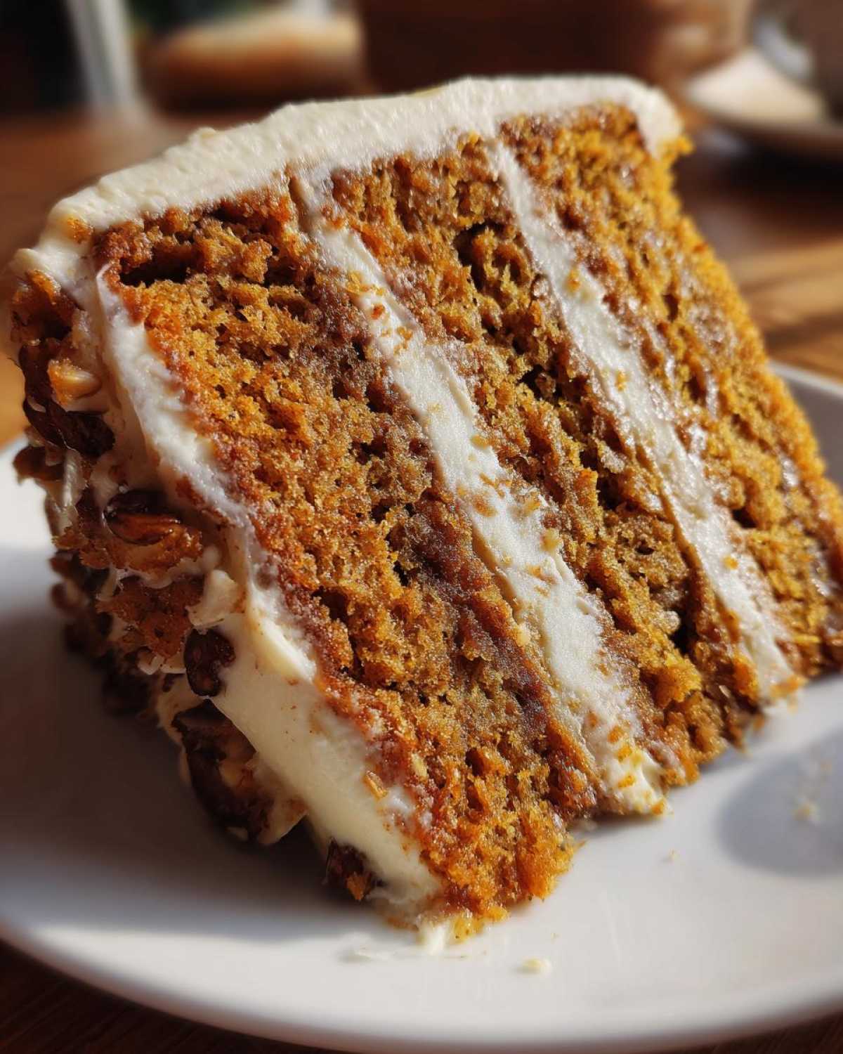 Pumpkin Spice Cake with Cream Cheese Frosting - detail 1