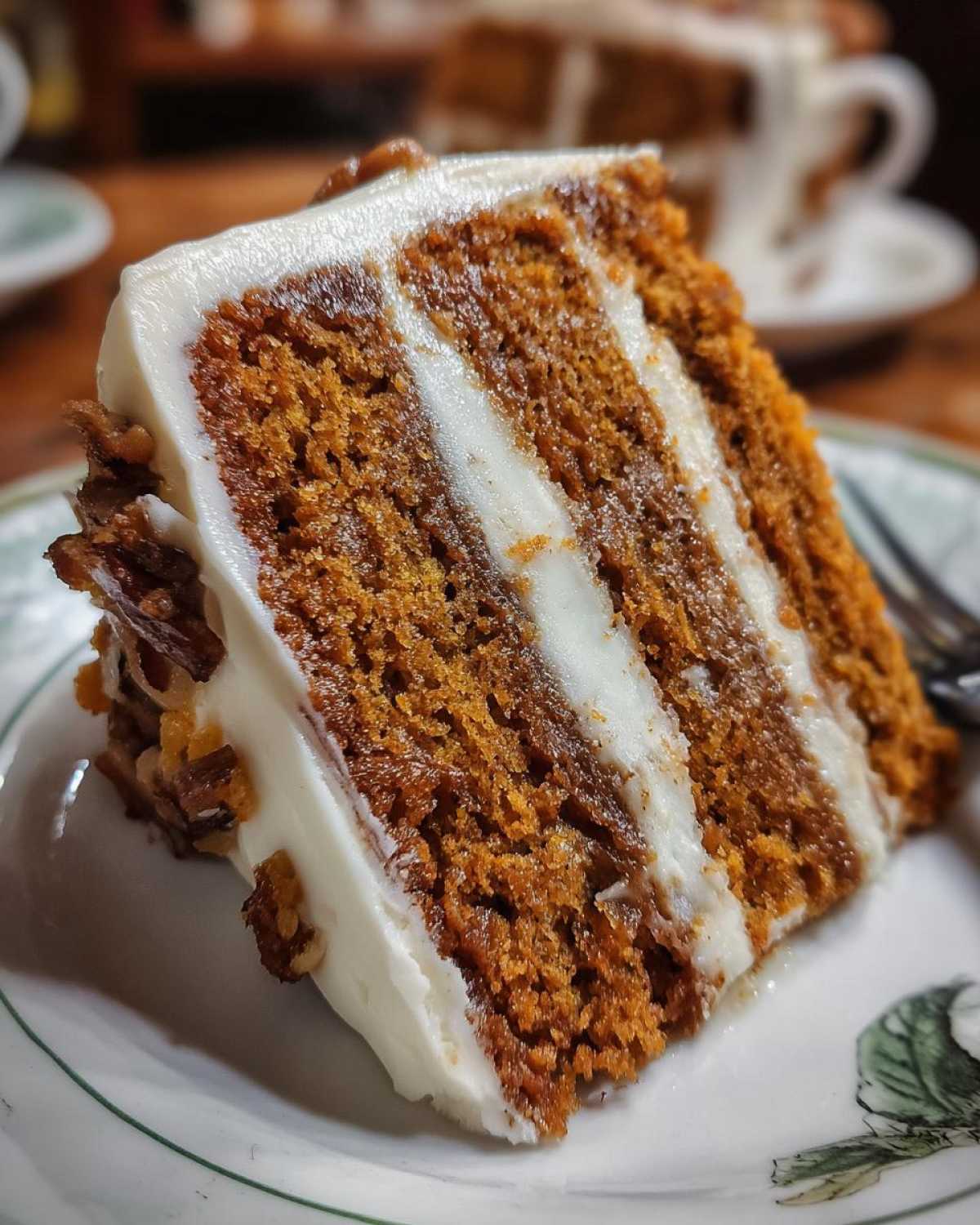 Pumpkin Spice Cake with Cream Cheese Frosting - detail 3