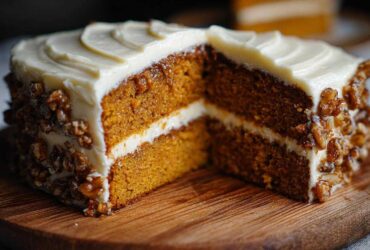 Pumpkin Spice Cake with Cream Cheese Frosting