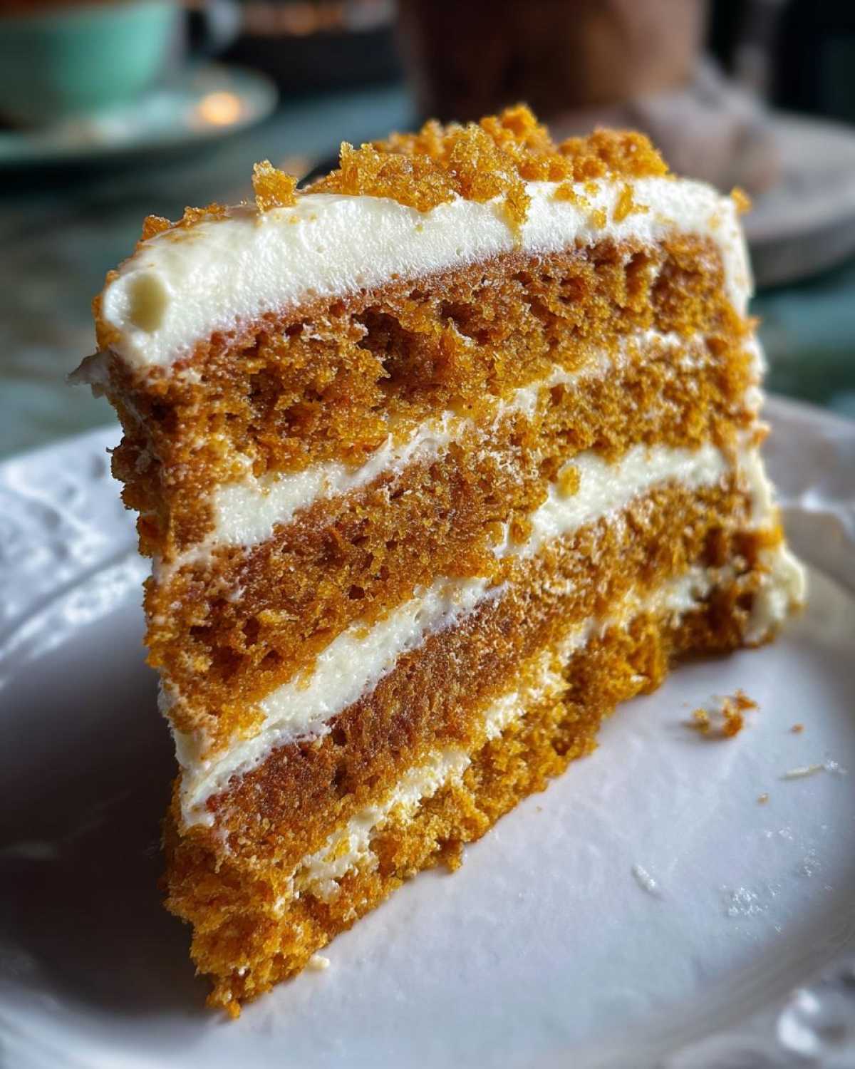 Pumpkin Spice Cake with Cream Cheese Frosting - detail 4