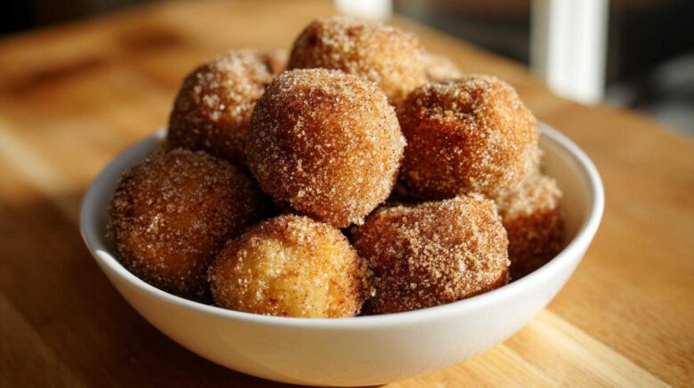 Pumpkin Spice Donut Holes