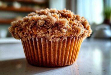 Pumpkin Spice Muffins with Crumb Topping