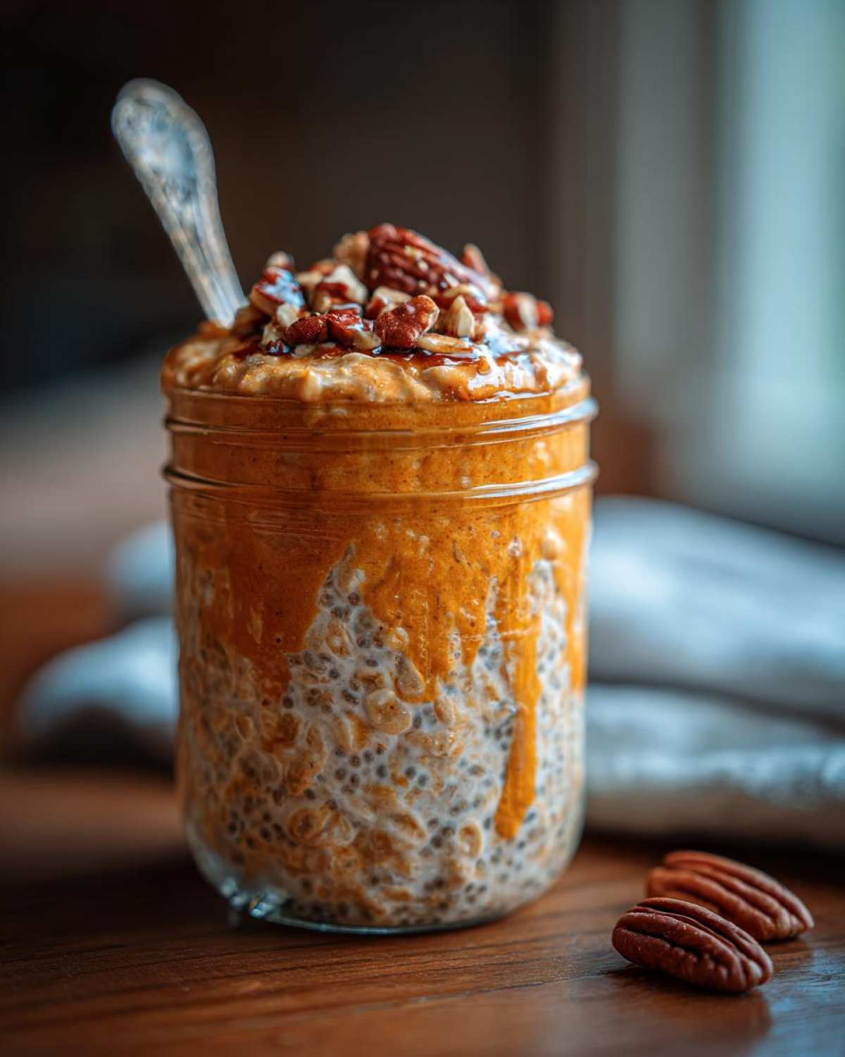 Pumpkin Spice Overnight Oats - detail 1