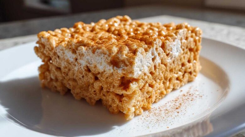 Pumpkin Spice Rice Krispie Treats