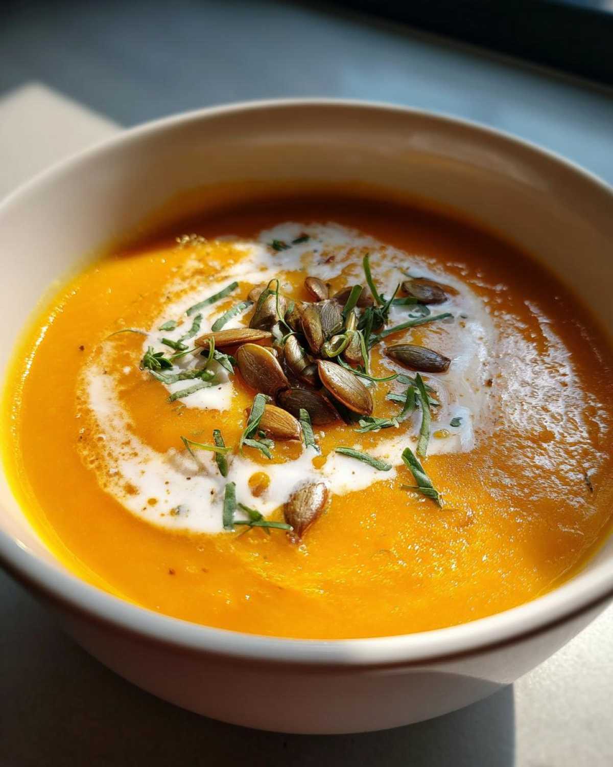 Roasted Butternut Squash Soup - detail 1