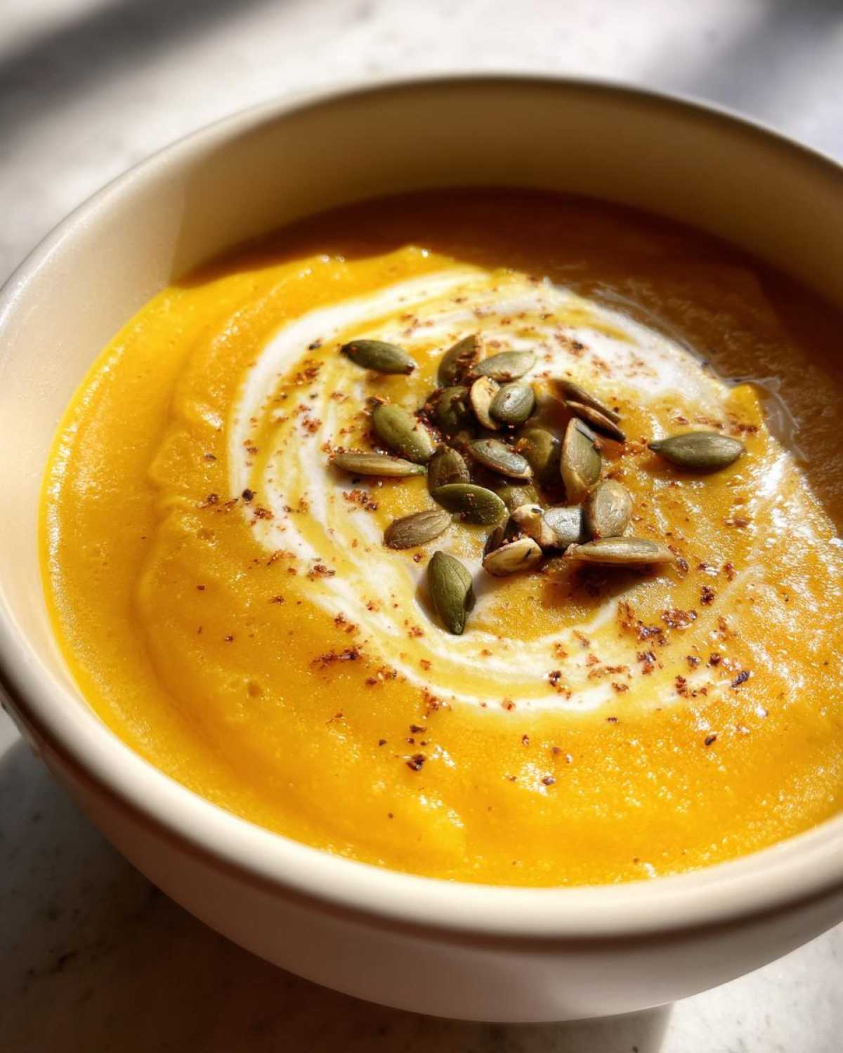 Roasted Butternut Squash Soup - detail 4