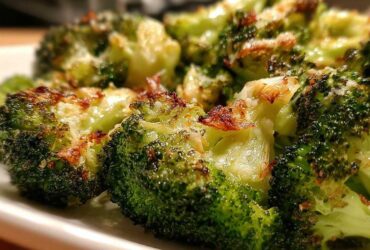 Roasted Garlic Parmesan Broccoli