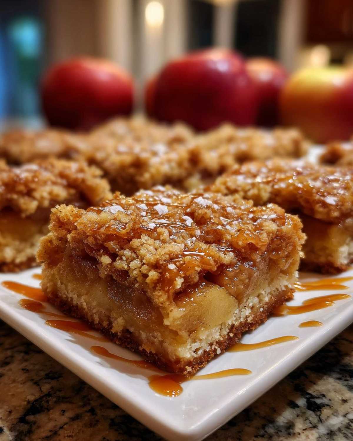 Salted Caramel Apple Pie Bars - detail 3