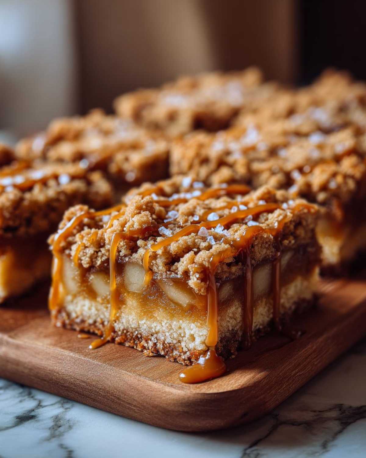 Salted Caramel Apple Pie Bars - detail 4