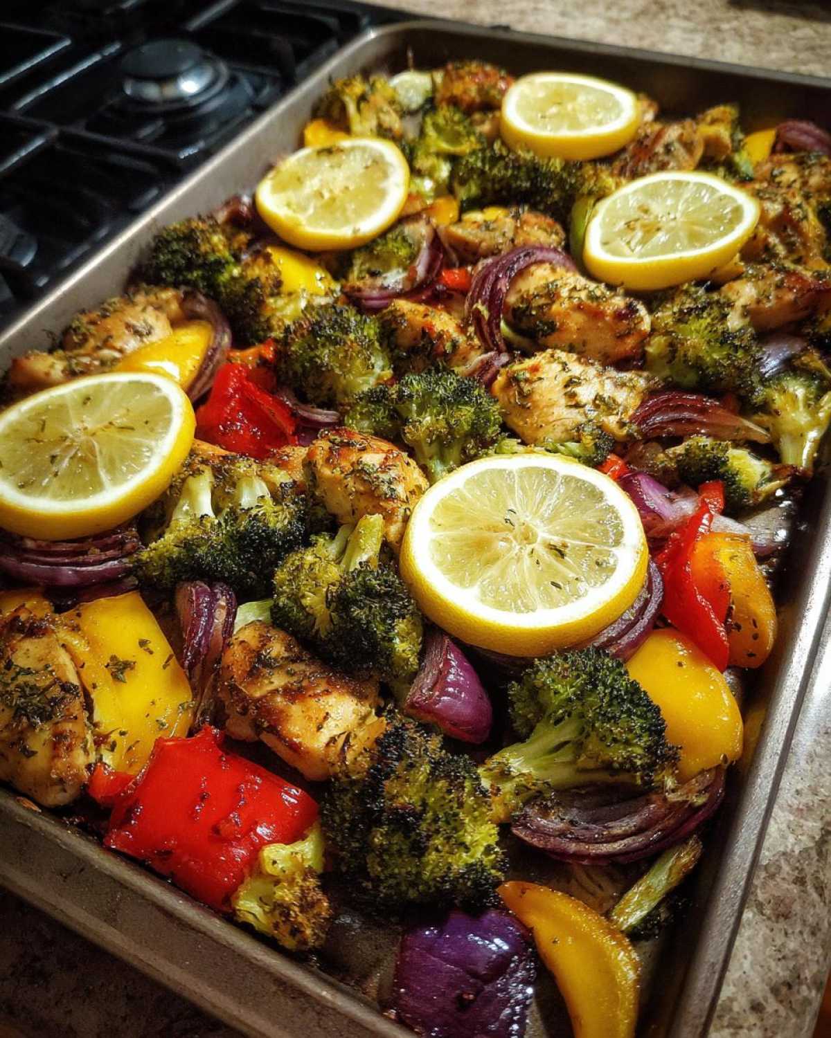 Sheet Pan Lemon Garlic Chicken & Veggies - detail 2