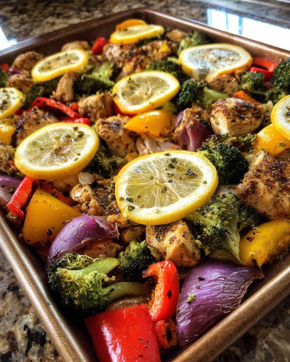 Sheet Pan Lemon Garlic Chicken & Veggies - detail 3