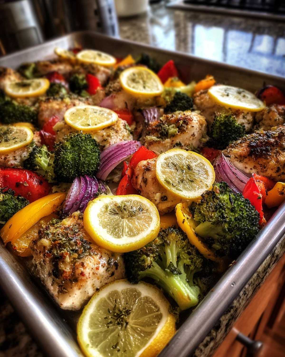 Sheet Pan Lemon Garlic Chicken & Veggies - detail 4