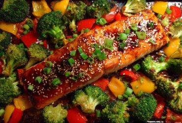 Sheet Pan Teriyaki Salmon & Veggies