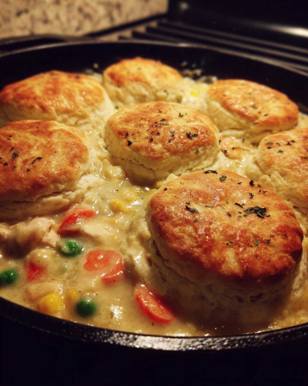 Skillet Chicken Pot Pie - detail 2
