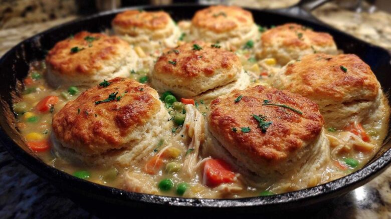 Skillet Chicken Pot Pie