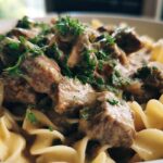 Slow Cooker Beef Stroganoff
