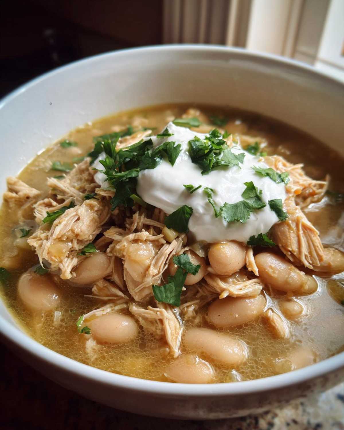 Slow Cooker White Chicken Chili - detail 3