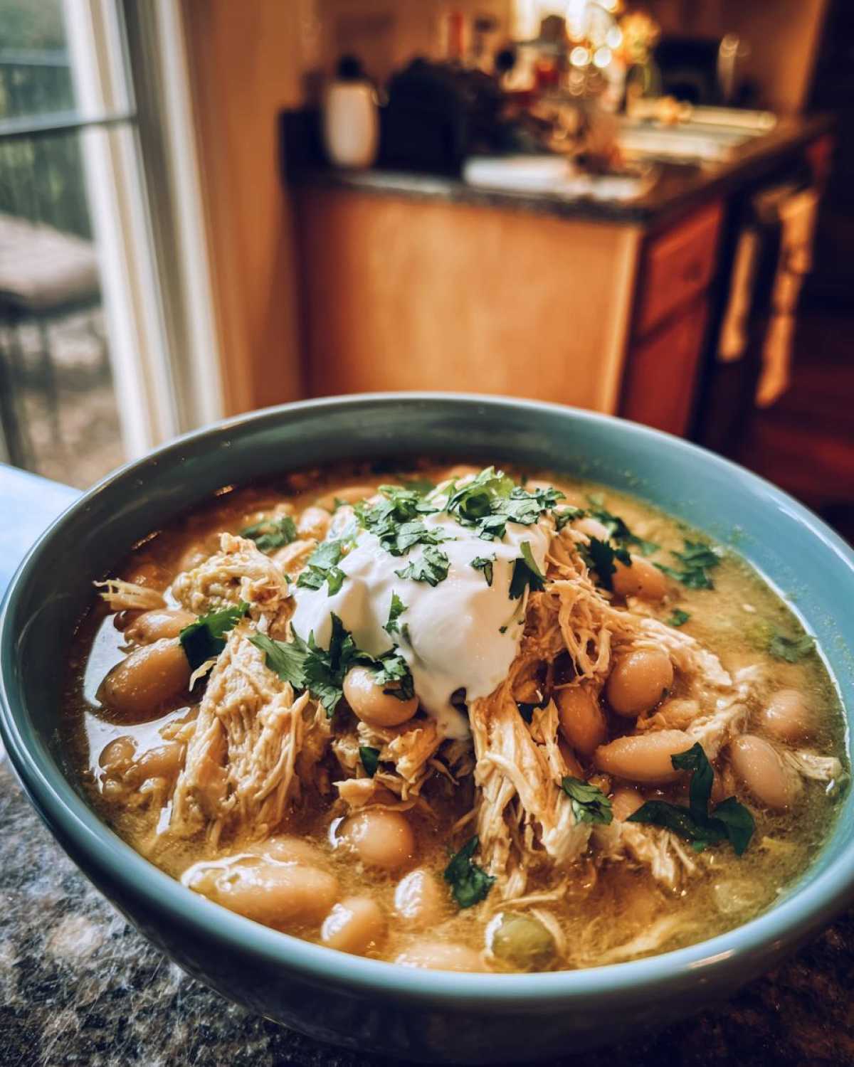 Slow Cooker White Chicken Chili - detail 4