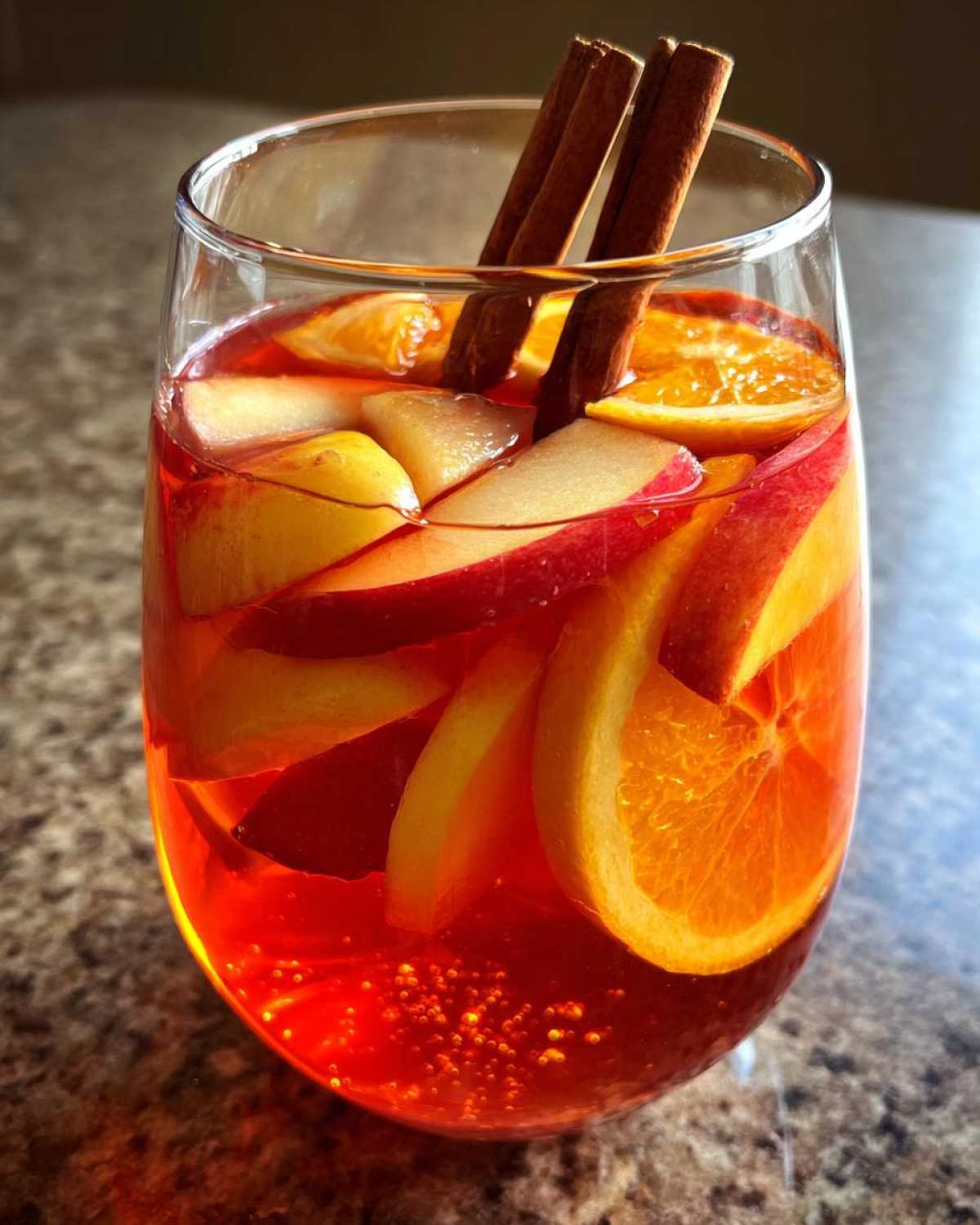 Spiced Apple Cider Sangria - detail 1