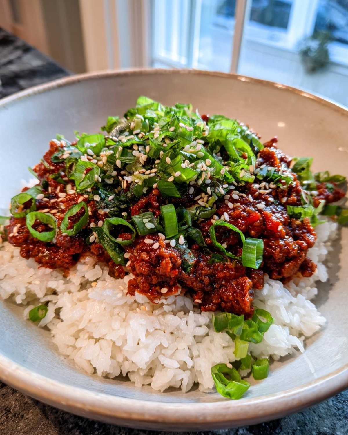Spicy Korean Beef Bowls - detail 2
