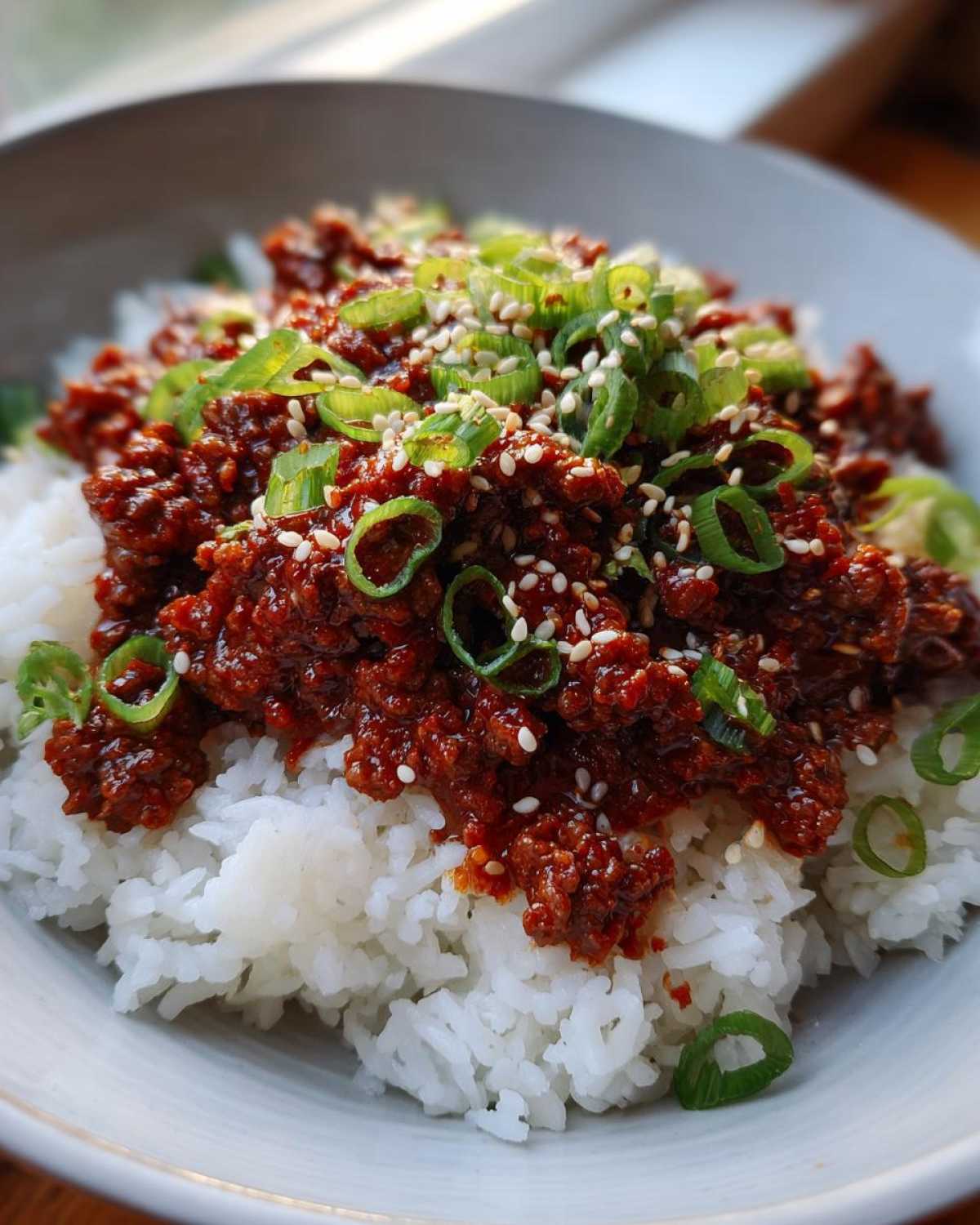 Spicy Korean Beef Bowls - detail 3