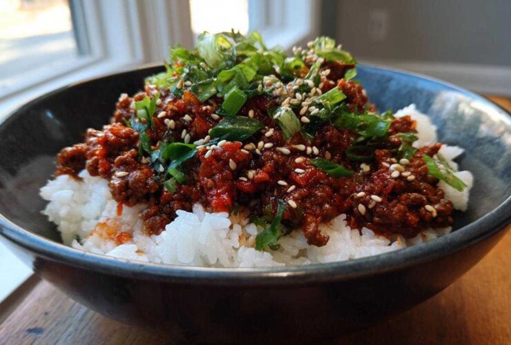 Spicy Korean Beef Bowls