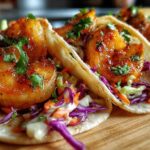 Spicy Shrimp Tacos with Slaw
