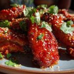 Spicy Sriracha-Honey Chicken Wings