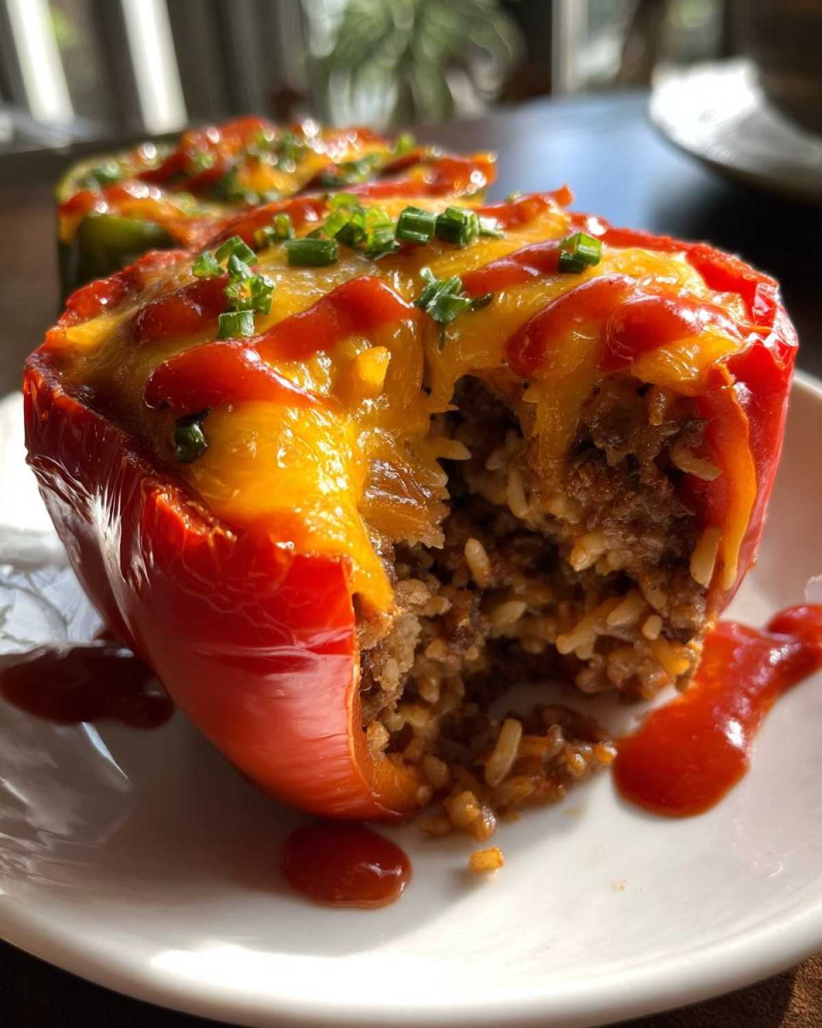 Stuffed Bell Peppers (Beef & Rice) - detail 4