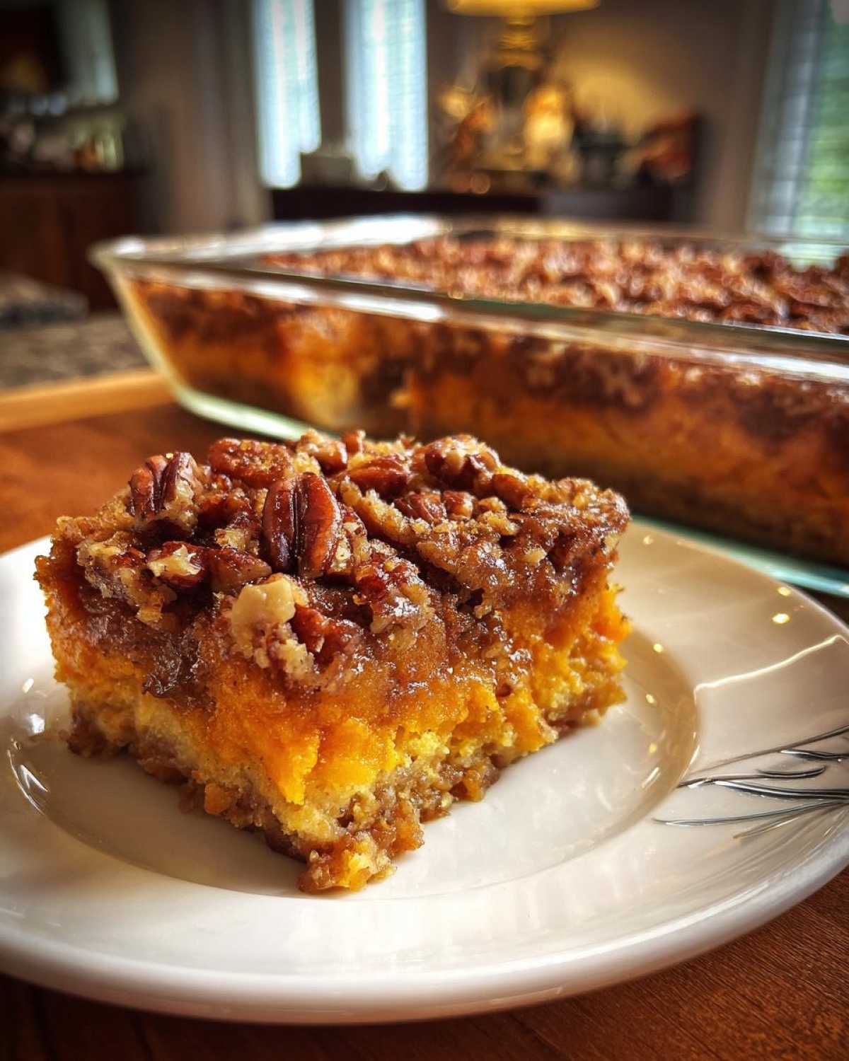 Sweet Potato Casserole with Pecan Topping - detail 1