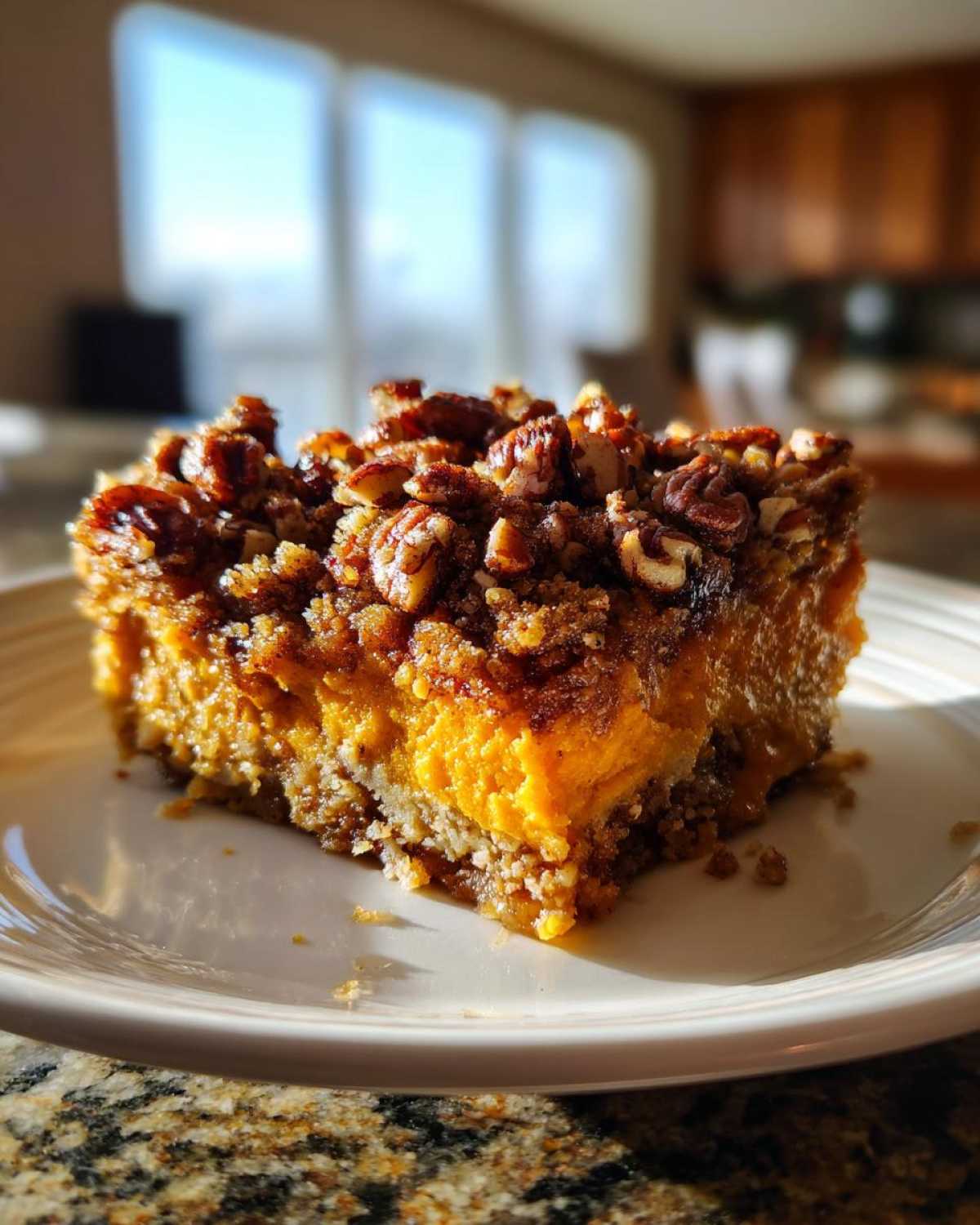 Sweet Potato Casserole with Pecan Topping - detail 2