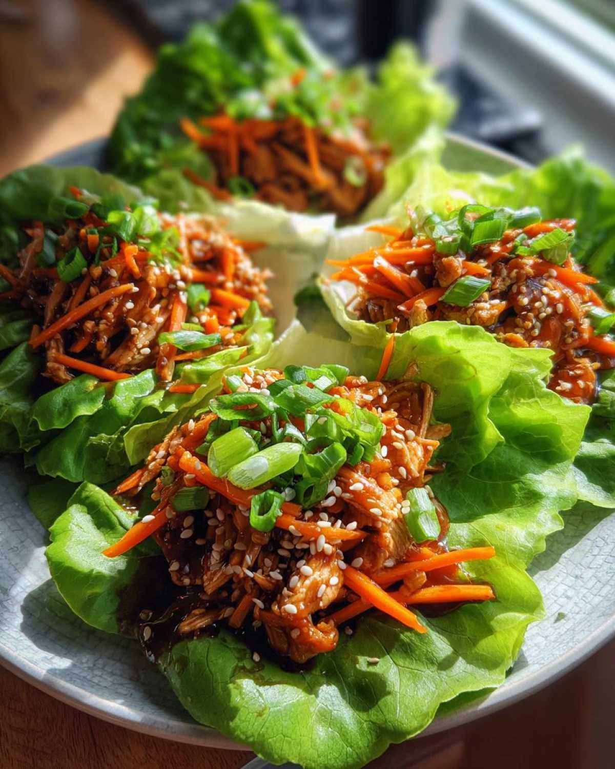 Teriyaki Chicken Lettuce Wraps - detail 1
